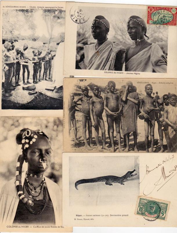 NIGER Afrique 47 Cartes Postales 1900-1940