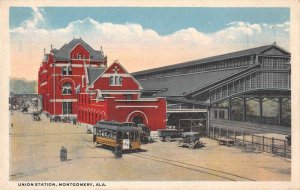 Montgomery Alabama Union Train Station Vintage Postcard AA22509