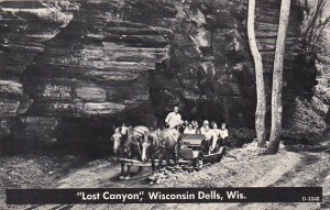 Horse and Canyon Lost Canyon Wisconsin Dells Wisconsin Real Photo