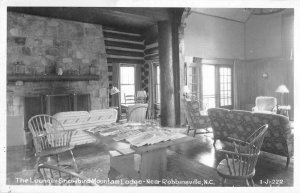 Robbinsville North Carolina Snowbird Mountain Lodge Real Photo PC JH230371