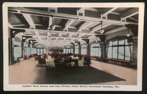 Ladies' Rest Room and Sun Parlor, Elms Hotel, Excelsior Springs, Mo. 10073 