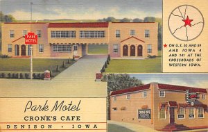 Park Motel Cronks Cafe Denison, Iowa