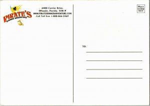 Pirate's Dinner Adventure Advertising Orlando FL Postcard I21