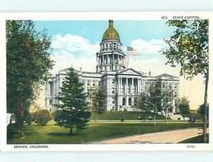 Unused W-Border CAPITOL BUILDING Denver Colorado CO p0468