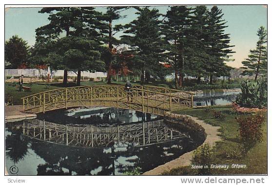 Bridge , Scene in driveway , Ottawa , Ontario , Canada , 00-10s