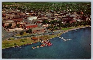 Paul Bunyan Playground, Bemidji, Minnesota, Vintage Chrome Aerial View Postcard