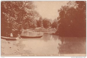 Canoe, Camping Grounds, Geneva-on-the-Lake, Chestnut Grove, Ohio, PU-1914