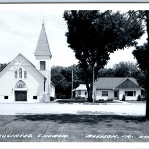 c1950s Allison, IA RPPC Associated Christian Church Butler Co Real Photo A108