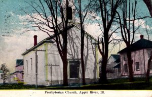 Apple River, Illinois - A view of the Presbyterian Church - in 1909