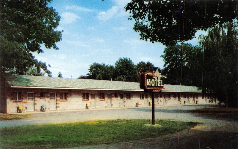 Batavia, NY New York  LOCKE'S MOTEL Genesee County  ROADSIDE  ca1950's Postcard