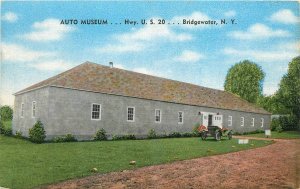 1940s Bridgewater New York Auto Museum occupation Shaul Kropp Postcard 25-11373