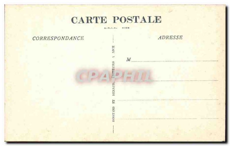 La Turbie - The funicular - Old Postcard