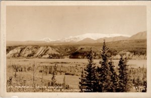 Mount Wrangell RPPC Alaska Volcano Richardson Trail HW Stewart Photo Postcard X6