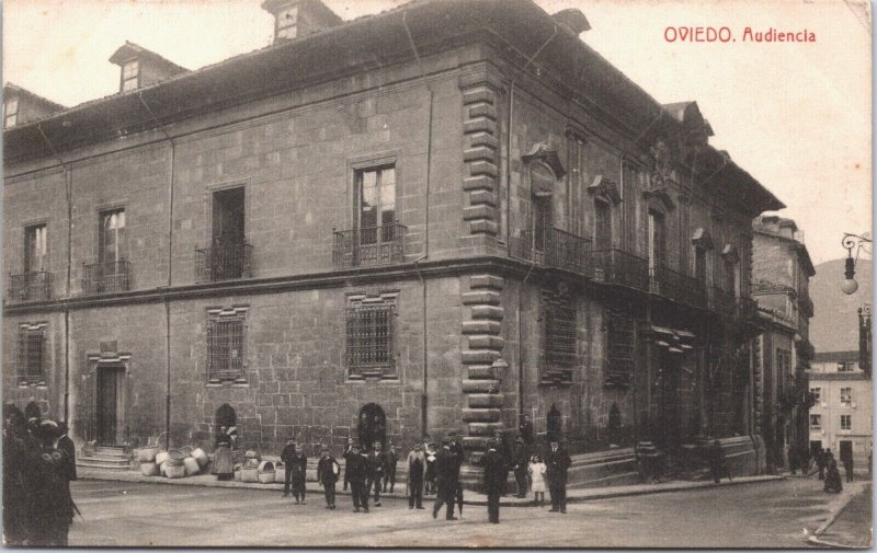 Spain Oviedo Audiencia Vintage Postcard 09.35