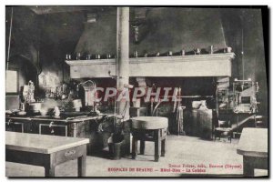 Old Postcard Hospices De Beaune Hotel Dieu The Kitchen