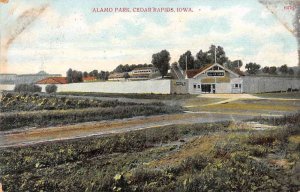 Cedar Rapids Iowa Alamo Park Scenic View Vintage Postcard AA43850