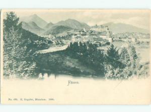 Pre-1907 NICE VIEW Fussen - Bavaria - Ostallgau Germany i5376