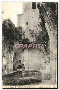 Old Postcard Abbey of Jumieges Ruins of The Abbey of La Salle des Gardes