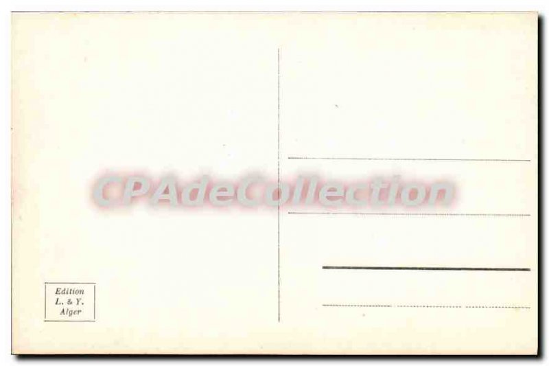 Postcard Old Algiers Hotel Des Postes