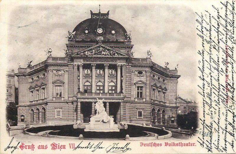 Austria Vienna German Theater 1899 Wien VII