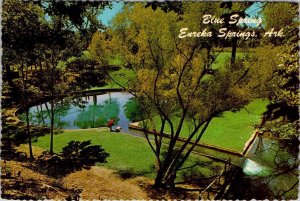 2~4X6 Postcards Eureka Spring AR Arkansas BLUE SPRING & CRESCENT SPRING~Pavilion