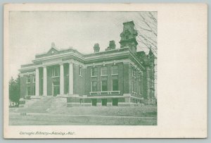 Lansing Michigan~Carnegie Library~c1910 Postcard