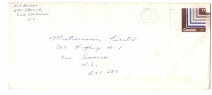 Postal Stationery Envelope, Canada, 17 Cent, Used 1979