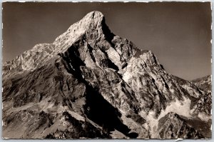 Kiental das Aerminghorn Rock Formation Switzerland Mountain Postcard