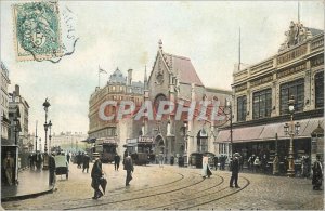 Old Postcard Lyon Place des Cordeliers Tramway