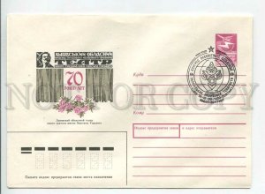 447694 USSR 1990 Lviv Regional Theater for Young Spectators Gorky Lviv