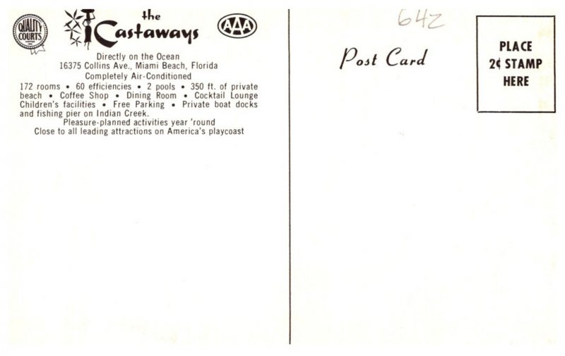 Florida  Miami Beach the Castaways , Pool