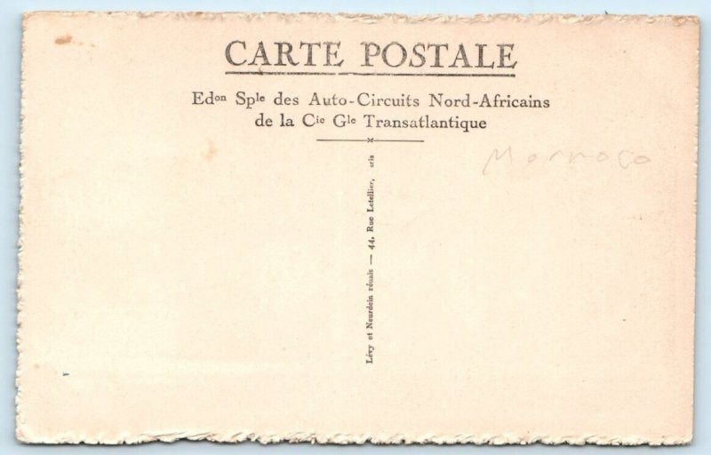 MEKNES La Medina Panorama vu de l'hotel Transatlantique MOROCCO Postcard
