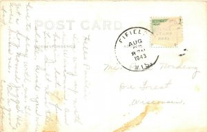 LP56  Springstead Wisconsin RPPC Postcard  Reid's Lodge Cabins