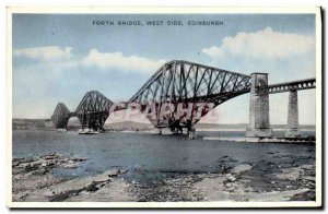 Postcard Old Fort Bridge Edinburgh West Side