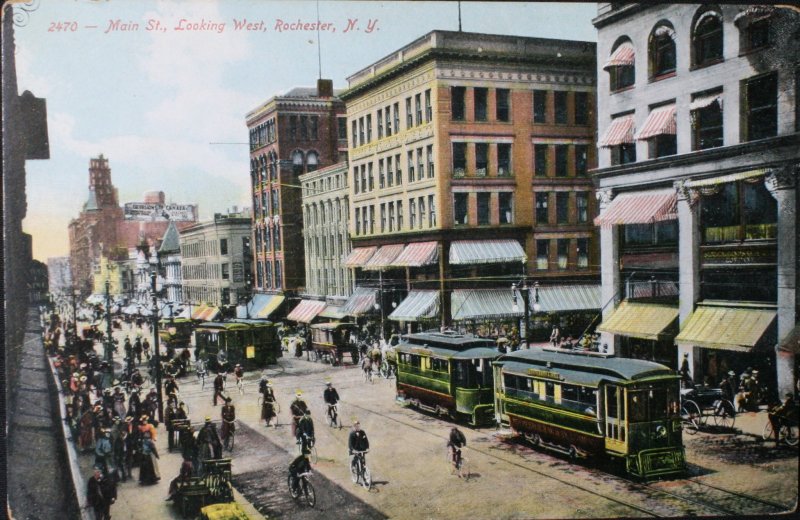 Main Street looking West, Rochester NY