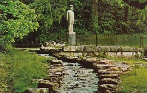 Jack Daniels Statue And Spring Lynchburg Tennessee