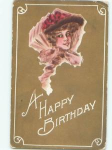 Divided-Back PRETTY WOMAN Risque Interest Postcard AA8163