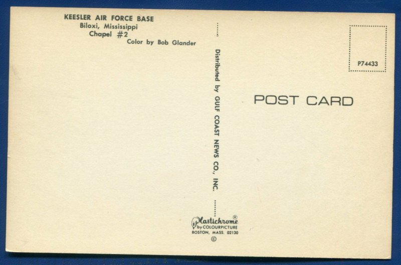 5 Keesler Air Force Base Mississippi ms postcards Chapels Vandenberg Hall