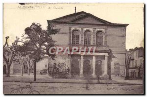 Old Postcard The Theater Draguignan
