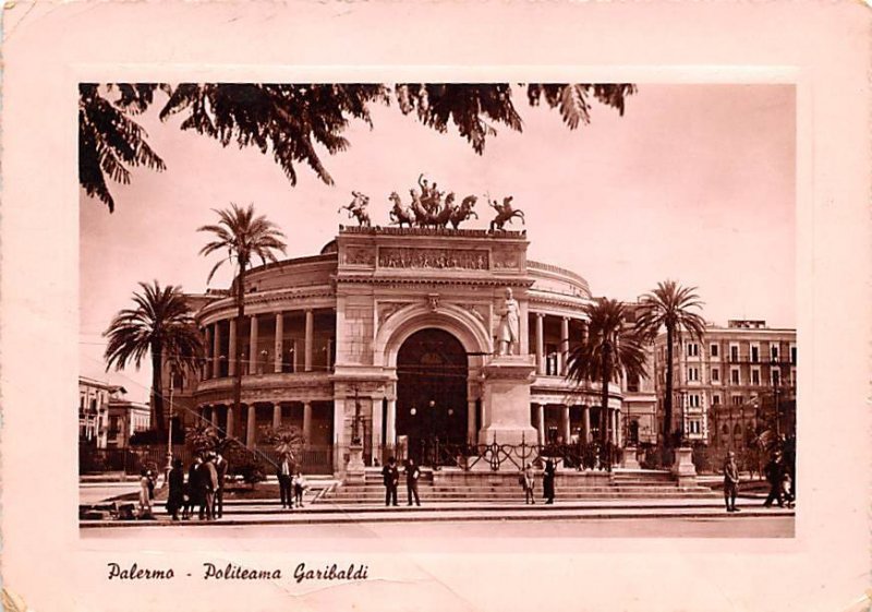 Palermo Politeama Garibaldi Italy 1949 