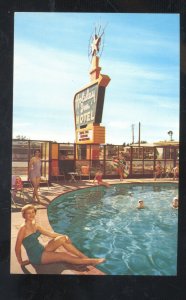 AMARILLO TEXAS HOLIDAY INN WEST ROUTE 66 MOTEL ROUTE 66 ADVERTISING POSTCARD