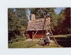 Postcard Lady Arbella House Pioneer Village Forest River Park Salem MA USA