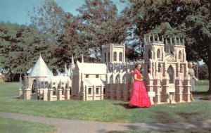 3~Postcards Burlington, PEI Canada WOODLEIGH REPLICAS Castle~Manor House~Church