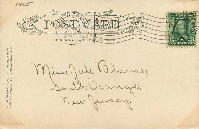 Elgin Illinois Entrance Lord's Park Murray Jordan 1905 Postcard 22-3325