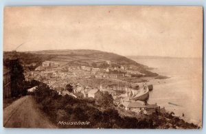 Cornwall England Postcard View of Mousehole Cornish Fishing Village c1910