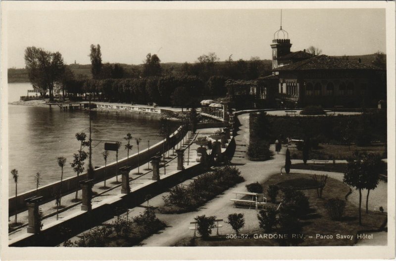 CPA GARDONE RIV. Prco Savoy Hotel ITALY (809143)