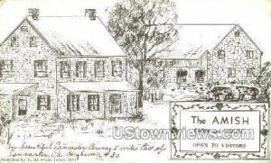 Amish Farm & House - Lancaster, Pennsylvania PA Postcard