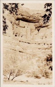 Montezuma's Castle Arizona AZ Verde Valley Unused RPPC Postcard H55