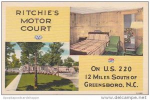 North Carolina Greensboro Ritchies Motor Court