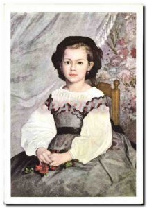 Postcard Modern Renoir Mademoiselle Romaine Lacaux